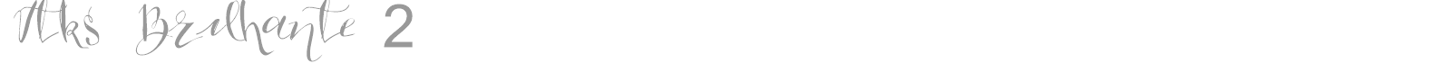 Vtks Brilhante font preview